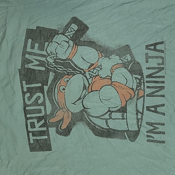 Made in USA. 2013. Junk Food. Ninja Turtles. Mikey. Tee. Oversized Small - Picture 2 of 15